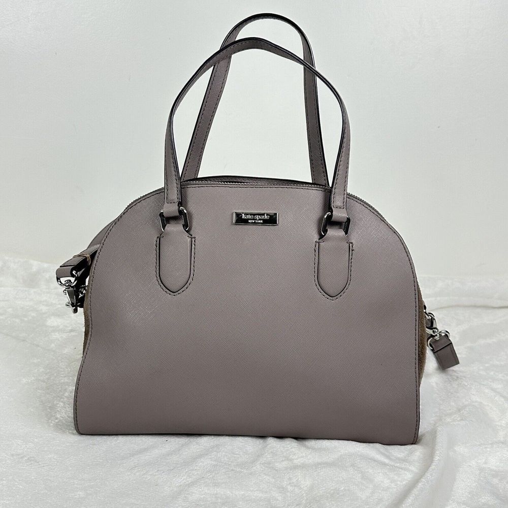 Kate Spade Women's Laurel Way Reiley Mixed fabric Satchel Crossbody Shoulder Bag